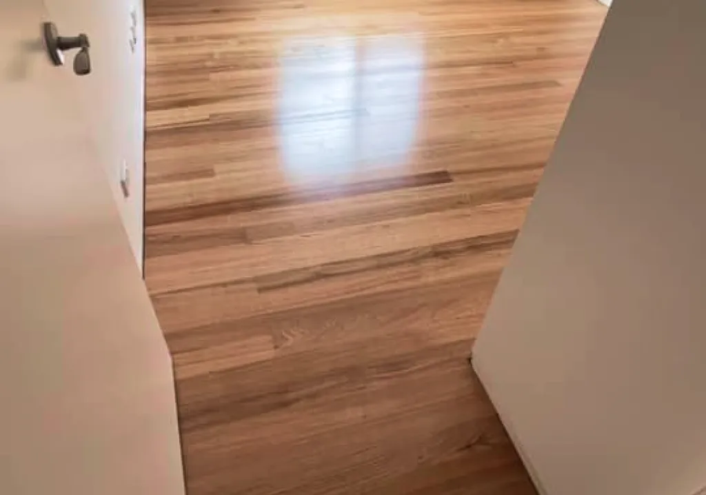Completed timber flooring project in Melbourne
