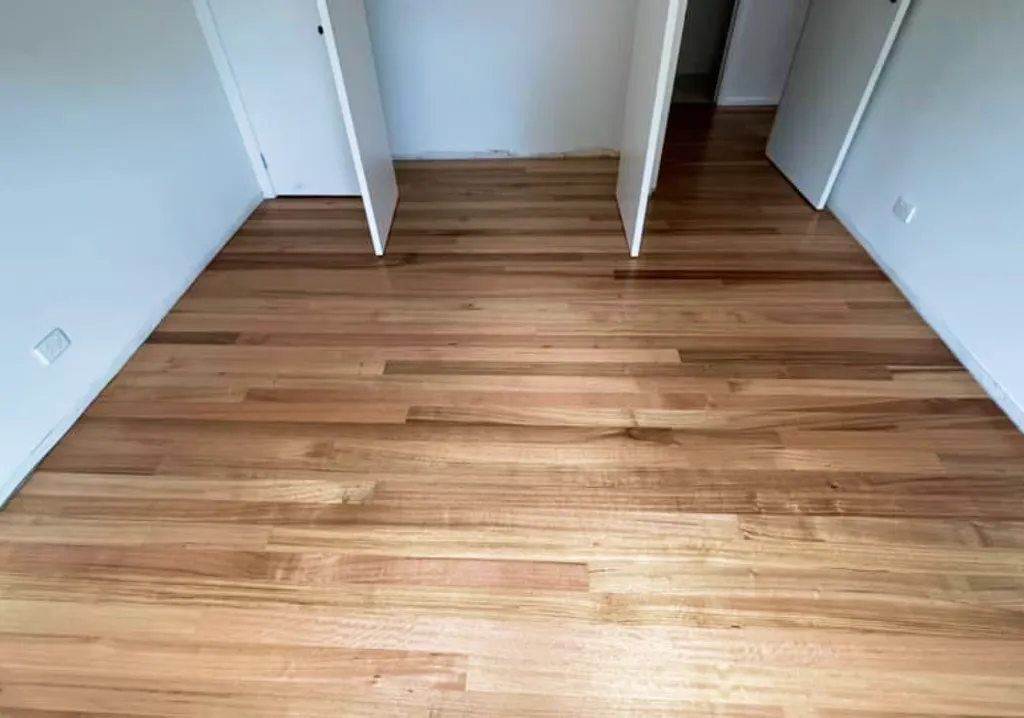 Completed timber flooring project in Melbourne