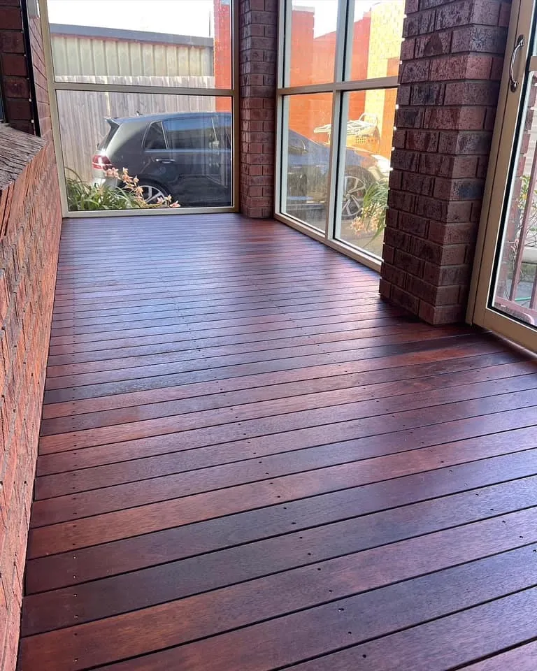 Completed timber flooring project in Melbourne