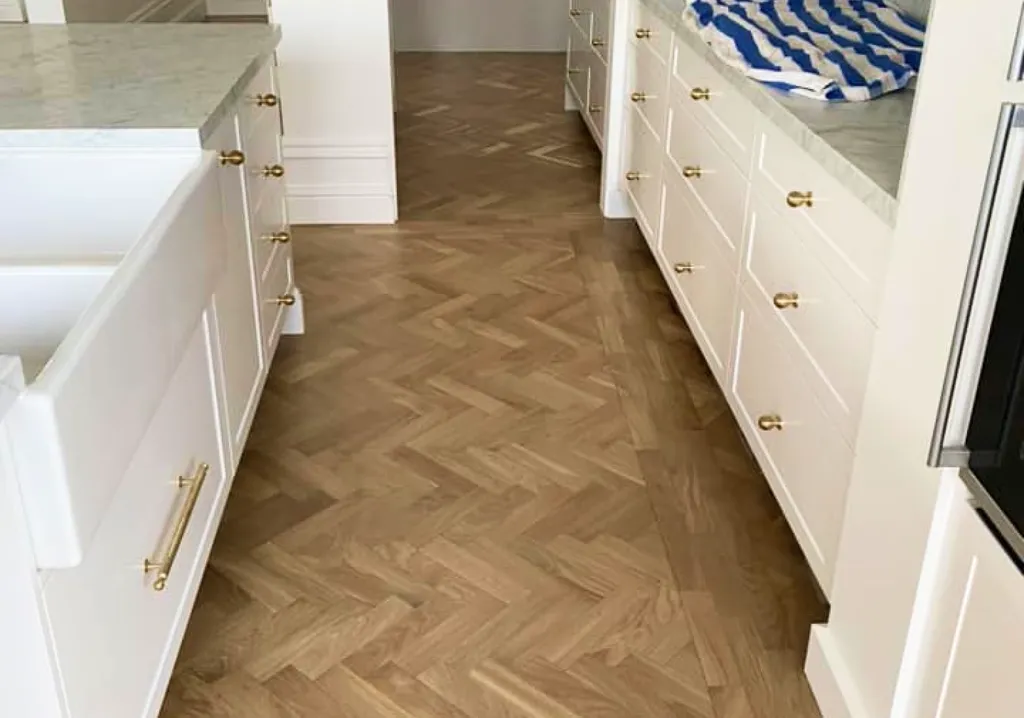 Completed timber flooring project in Melbourne