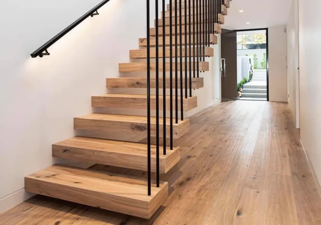 Completed timber flooring project in Melbourne