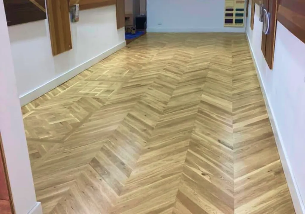 Completed timber flooring project in Melbourne